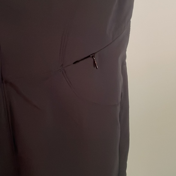 NAU sleeves dress with a square neckline, black, size 6 pockets sundress - Picture 7 of 10